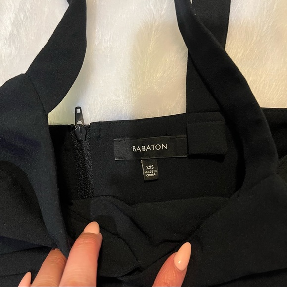 BABATON XXS BLACK bustier CROPTOP - Picture 2 of 3